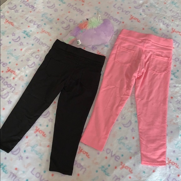 💗A pair of black and pink Jeggings 🖤 - Picture 4 of 8
